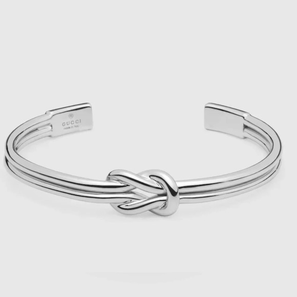 GUCCI KNOT BRACELET IN SILVER - Picture 1 of 9